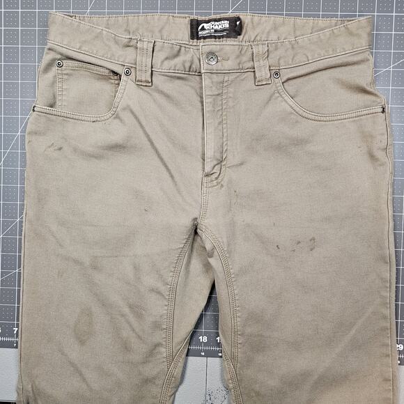 Mountain Khakis Pants 34x32 Canvas Stretch Modern Fit Hiking Outdoor Grunge - Picture 4 of 15